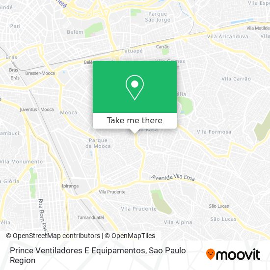 Prince Ventiladores E Equipamentos map