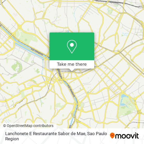 Lanchonete E Restaurante Sabor de Mae map