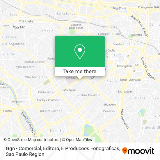Ggn - Comercial, Editora, E Producoes Fonograficas map