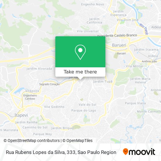 Rua Rubens Lopes da Silva, 333 map