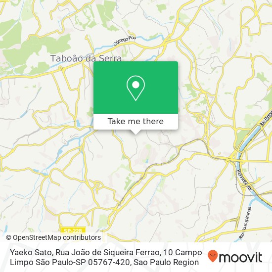 Yaeko Sato, Rua João de Siqueira Ferrao, 10 Campo Limpo São Paulo-SP 05767-420 map