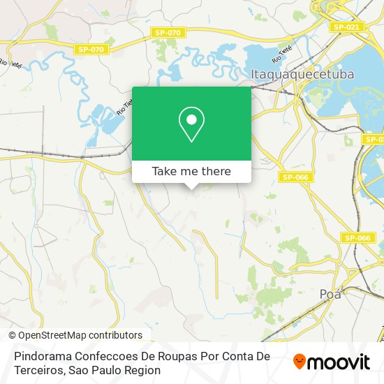 Pindorama Confeccoes De Roupas Por Conta De Terceiros map