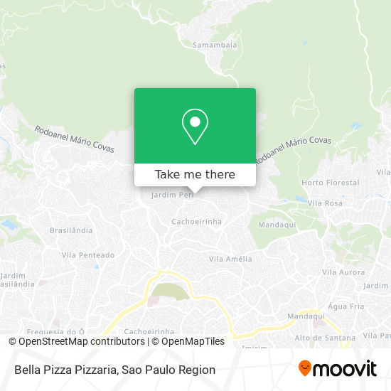 Bella Pizza Pizzaria map