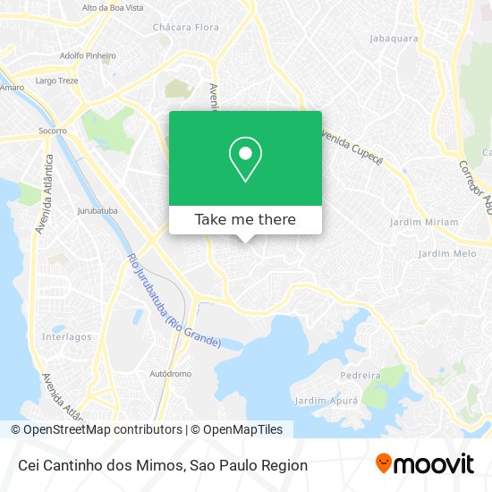 Cei Cantinho dos Mimos map