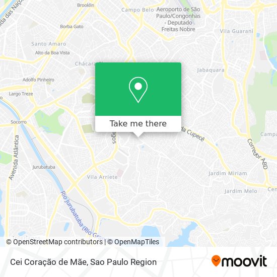 Cei Coração de Mãe map