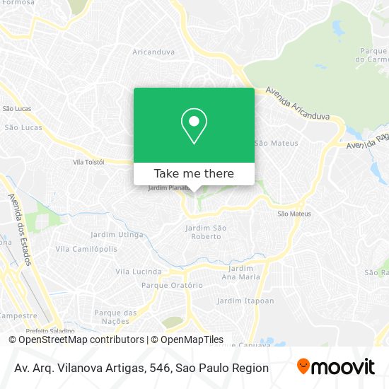 Av. Arq. Vilanova Artigas, 546 map