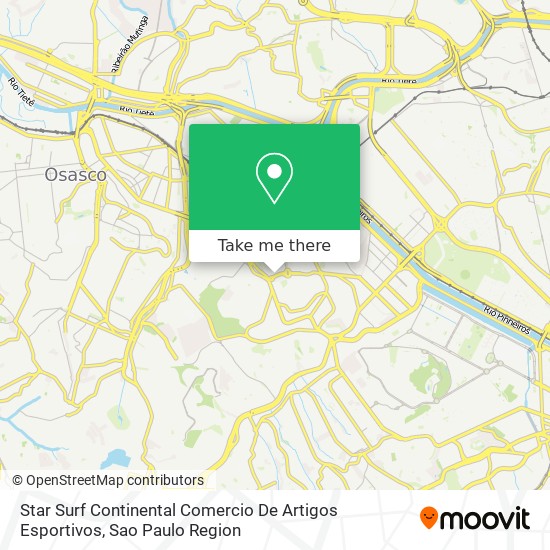 Star Surf Continental Comercio De Artigos Esportivos map