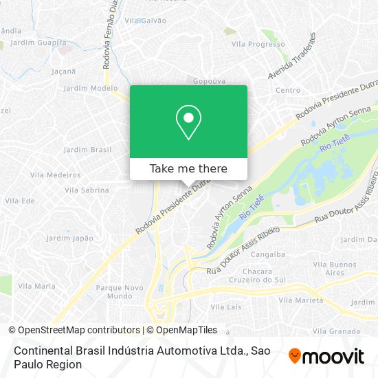 Continental Brasil Indústria Automotiva Ltda. map