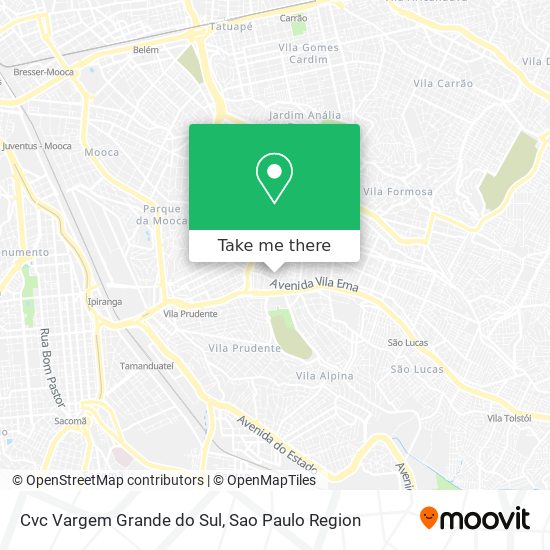 Cvc Vargem Grande do Sul map