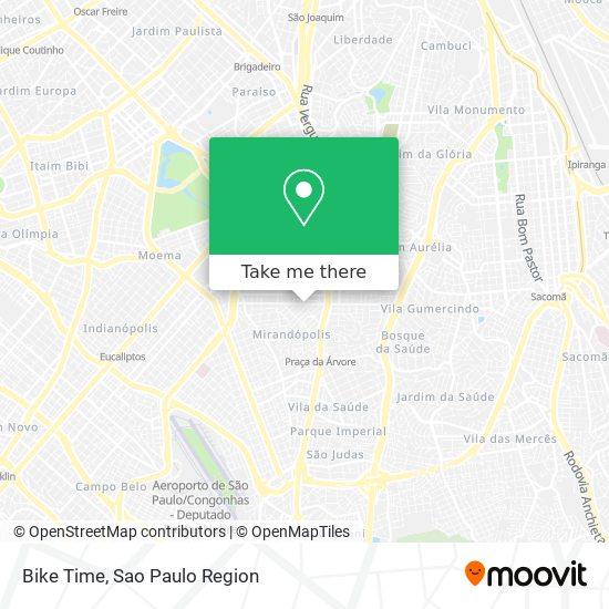 Bike Time map