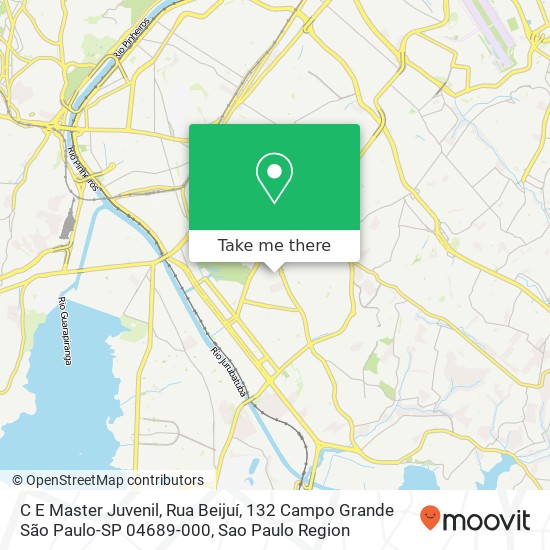 C E Master Juvenil, Rua Beijuí, 132 Campo Grande São Paulo-SP 04689-000 map