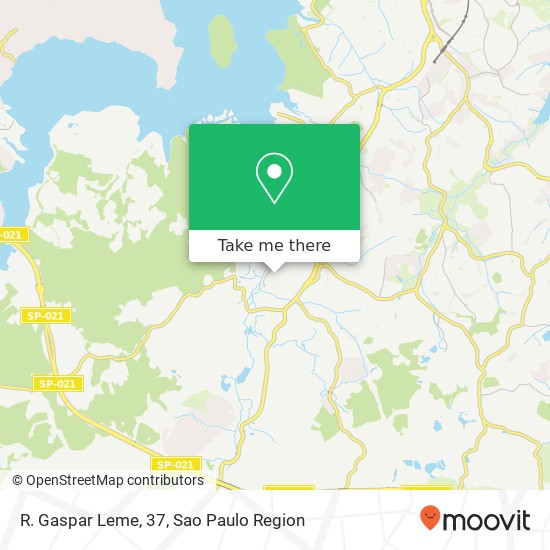 R. Gaspar Leme, 37 map
