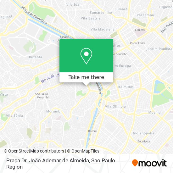 Praça Dr. João Ademar de Almeida map