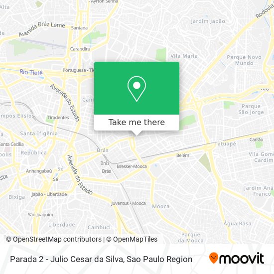 Mapa Parada 2 - Julio Cesar da Silva