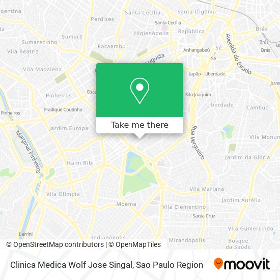 Clinica Medica Wolf Jose Singal map