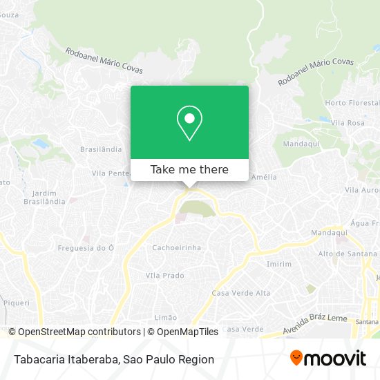 Mapa Tabacaria Itaberaba