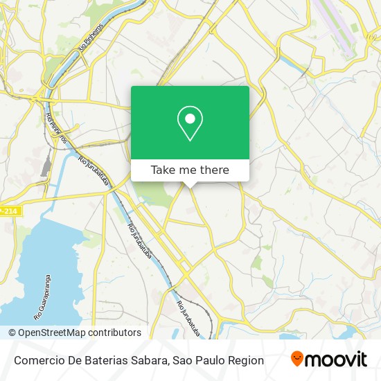 Comercio De Baterias Sabara map