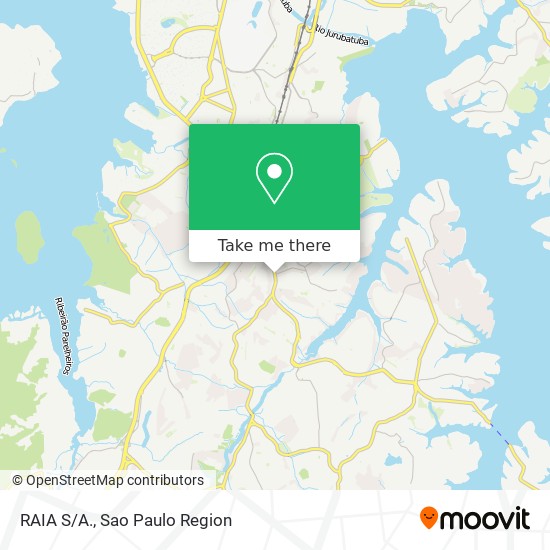 RAIA S/A. map