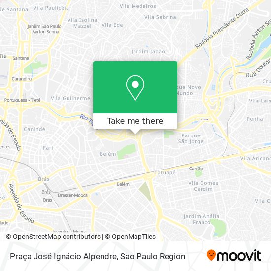 Praça José Ignácio Alpendre map