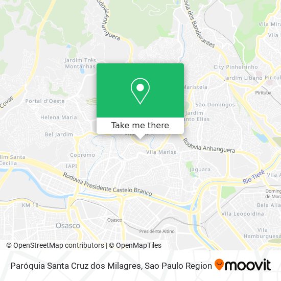 Paróquia Santa Cruz dos Milagres map