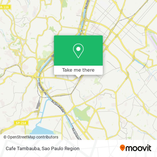 Mapa Cafe Tambauba
