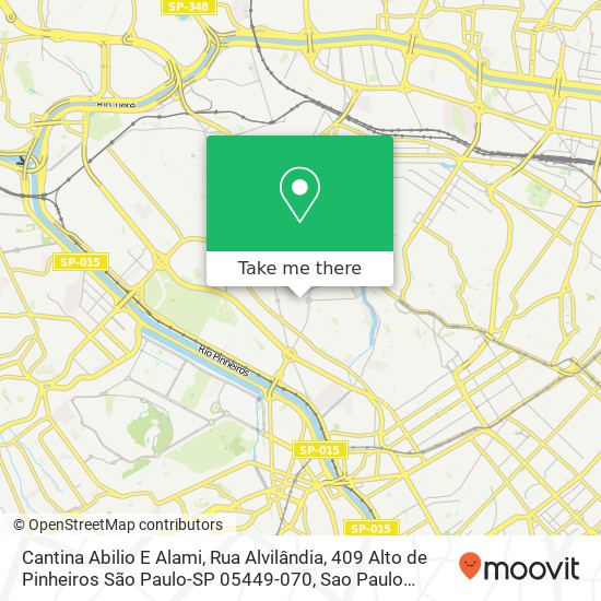 Cantina Abilio E Alami, Rua Alvilândia, 409 Alto de Pinheiros São Paulo-SP 05449-070 map