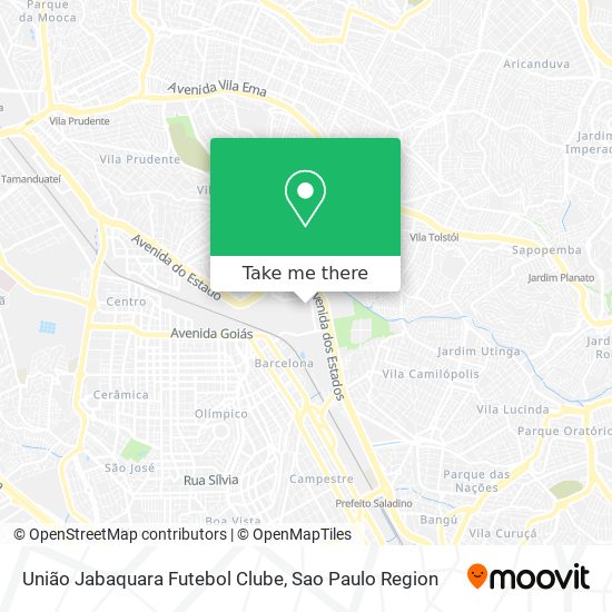 União Jabaquara Futebol Clube map