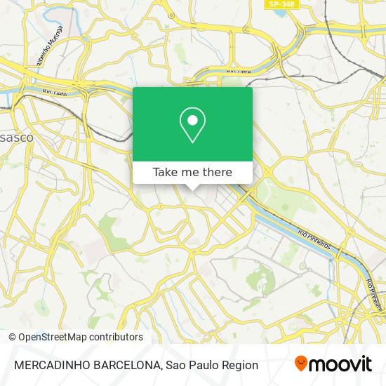 Mapa MERCADINHO BARCELONA