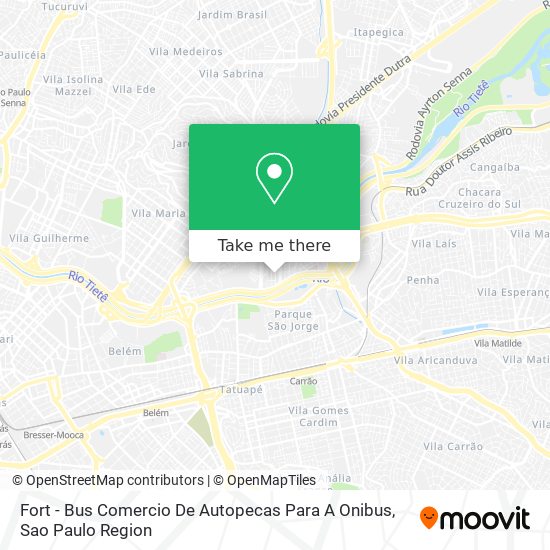 Fort - Bus Comercio De Autopecas Para A Onibus map