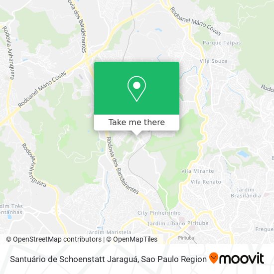 Santuário de Schoenstatt Jaraguá map