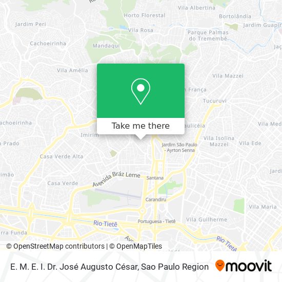 E. M. E. I. Dr. José Augusto César map