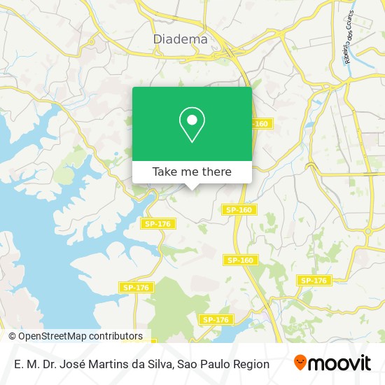 Mapa E. M. Dr. José Martins da Silva