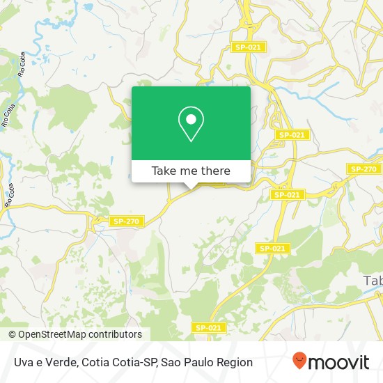 Uva e Verde, Cotia Cotia-SP map