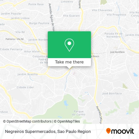 Mapa Negreiros Supermercados