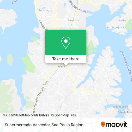 Supermercado Vencedor map