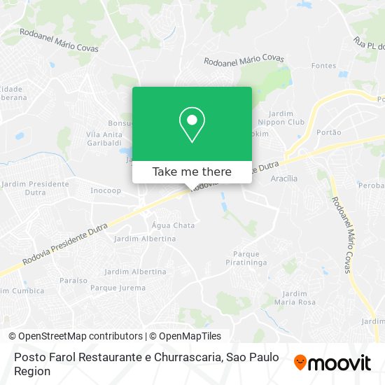 Posto Farol Restaurante e Churrascaria map