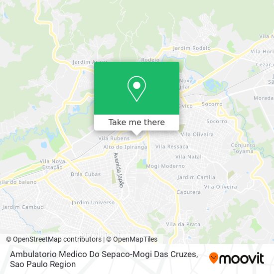 Ambulatorio Medico Do Sepaco-Mogi Das Cruzes map