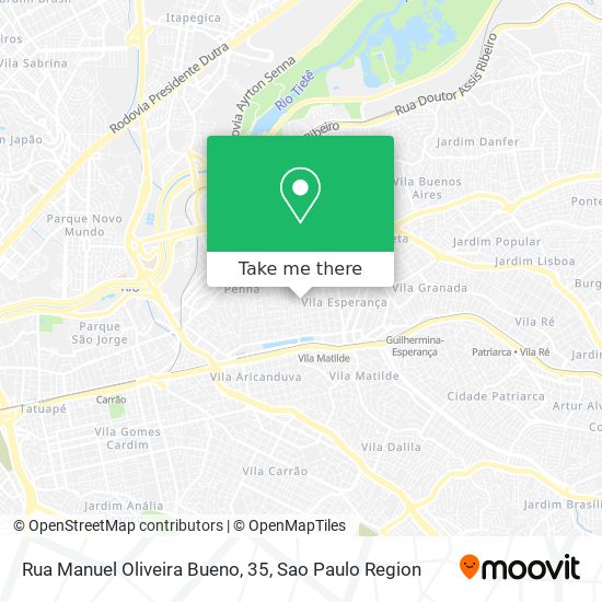 Rua Manuel Oliveira Bueno, 35 map