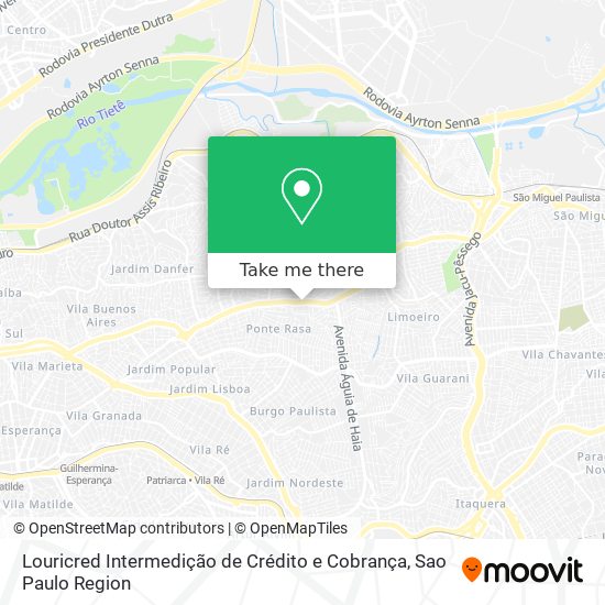 Louricred Intermedição de Crédito e Cobrança map