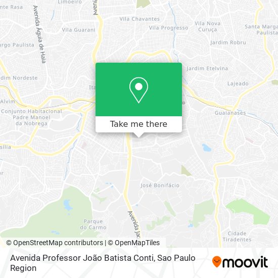 Avenida Professor João Batista Conti map