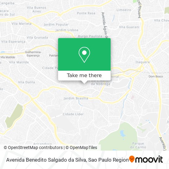 Avenida Benedito Salgado da Silva map