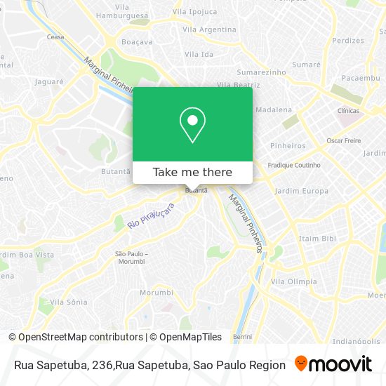Rua Sapetuba, 236,Rua Sapetuba map