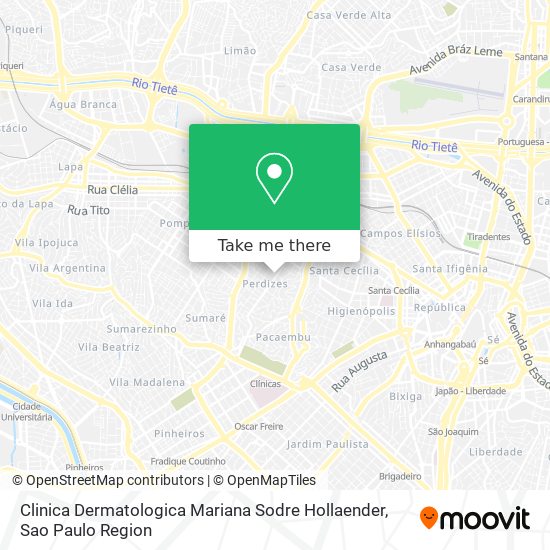 Clinica Dermatologica Mariana Sodre Hollaender map