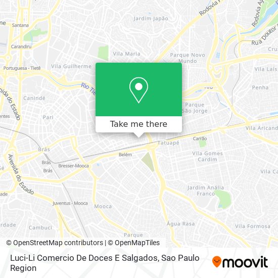 Luci-Li Comercio De Doces E Salgados map