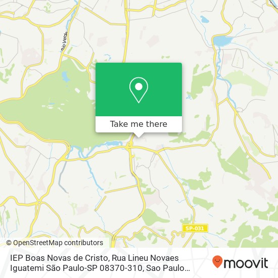 IEP Boas Novas de Cristo, Rua Lineu Novaes Iguatemi São Paulo-SP 08370-310 map