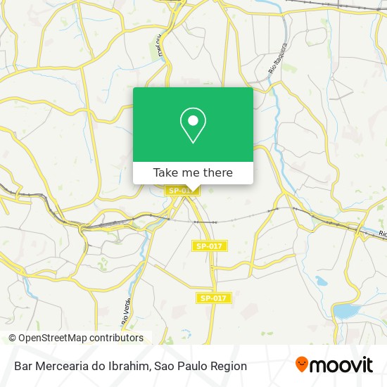 Mapa Bar Mercearia do Ibrahim