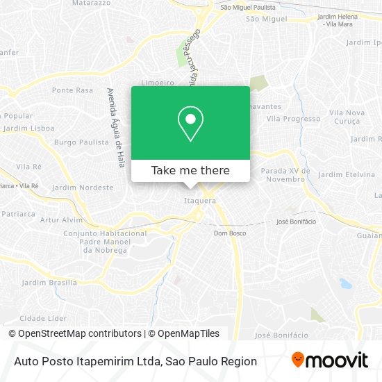 Auto Posto Itapemirim Ltda map