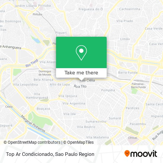 Top Ar Condicionado map