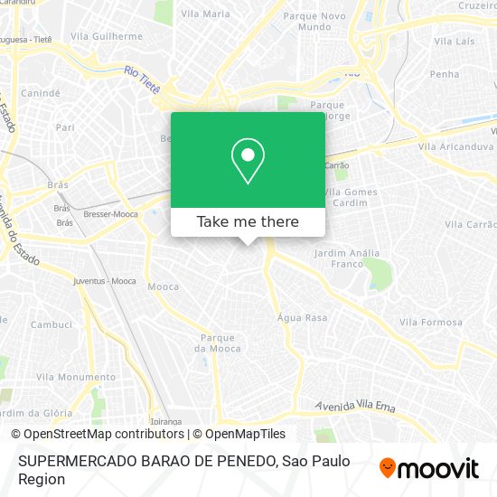 SUPERMERCADO BARAO DE PENEDO map