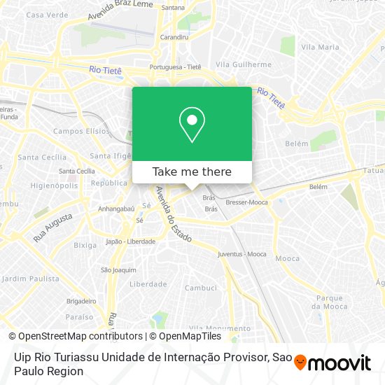 Uip Rio Turiassu Unidade de Internação Provisor map